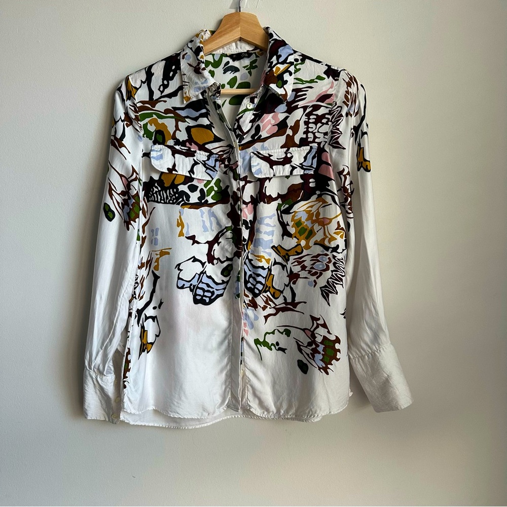 Massimo Dutti viscose blouse Size 4 (EU 36)